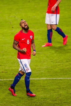Chiles Arturo Vidal jublar