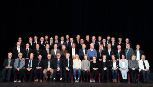 Gruppbild på Medaljörena