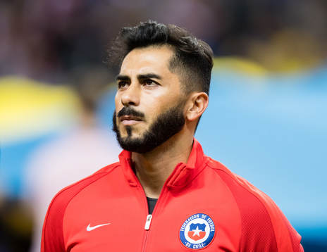 Chiles målvakt Johnny Herrera