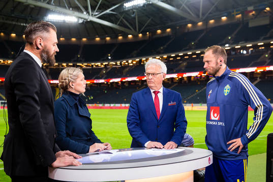 s Olof Lundh, Anna Brolin och Hasse Backe