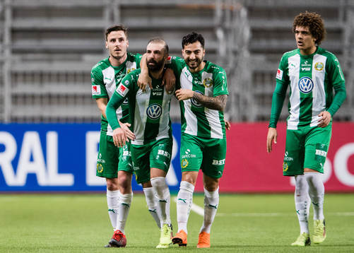 Hammarbys Kennedy Bakircioglu jublar