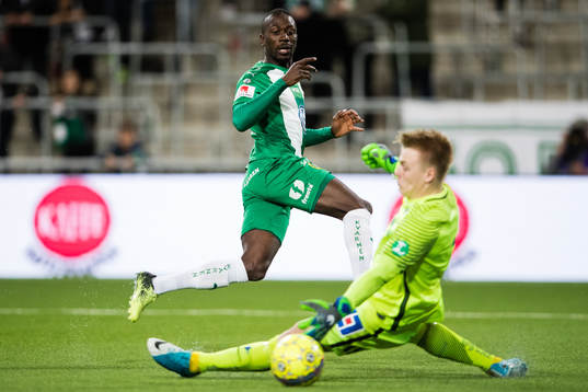 Hammarbys Pa Amat Dibba gör 3-2 bakom Norrköpings