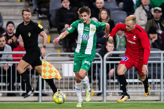Hammarbys Leo Bengtsson och Norrköpings Gudmundur