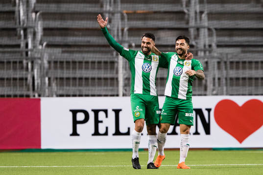 Hammarbys Imad Khalili jublar