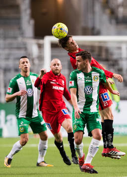 Norrköpings Simon Thern och Hammarbys Jeppe Andersen