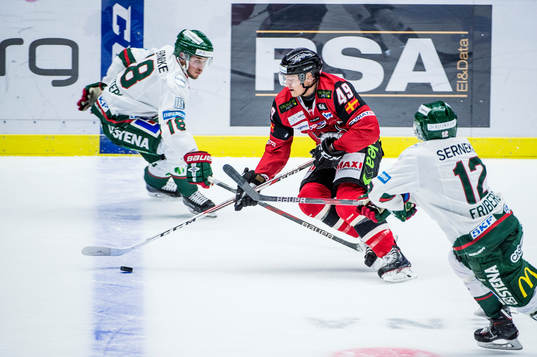 Malmö Redhawks Rhett Rakhshani mot Frölundas Mattias