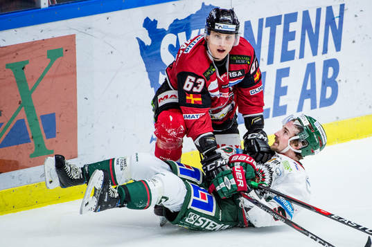 Malmö Redhawks Fredrik Händemark och Frölundas Adam