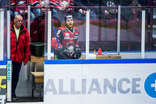 Malmö Redhawks Frederik Storm i utvisningsbåset