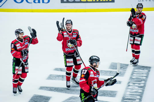 Malmö Redhawks Johan Olofsson, Fredrik Händemark,