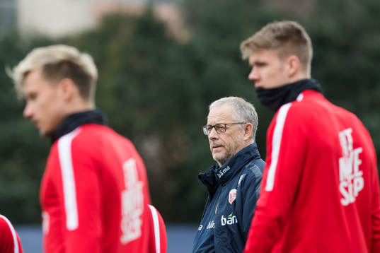 Lars Lagerbäck, head coach of Norway