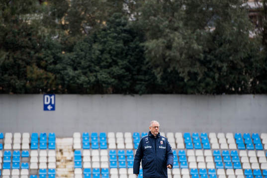 Lars Lagerbäck, head coach of Norway