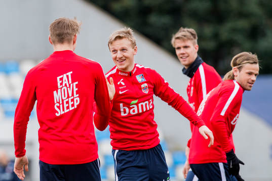 Martin Ødegaard, Mats Møller Dæhli, Kristoffer Ajer and