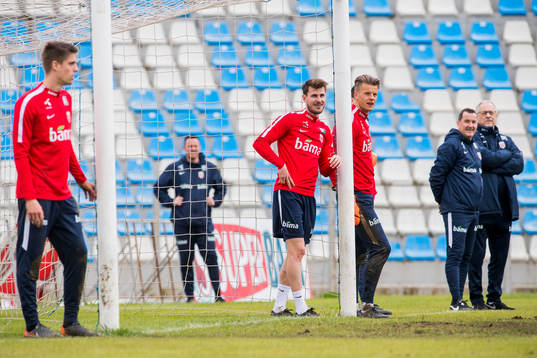 Markus Henriksen, Håvard Nordtveit, goalkeeper Ørjan