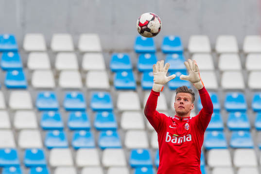 Goalkeeper Ørjan Håskjold Nyland of Norway