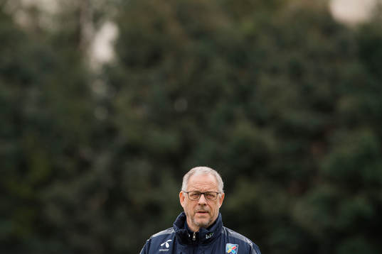 Lars Lagerbäck, head coach of Norway