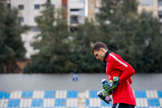 Goalkeeper Rune Almenning Jarstein of Norway