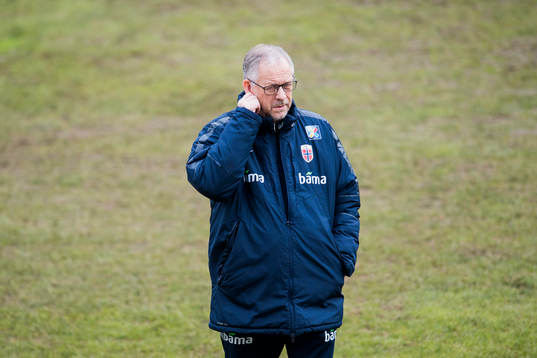 Lars Lagerbäck, head coach of Norway
