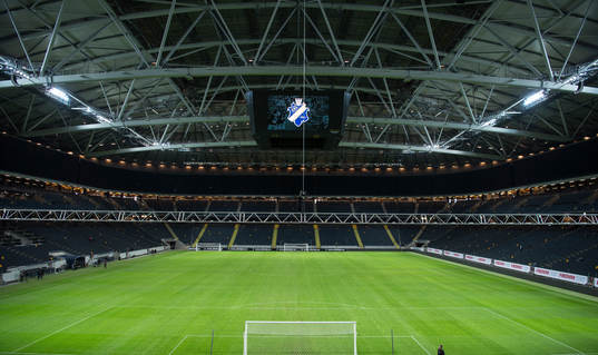 Interiör vy av Friends Arena