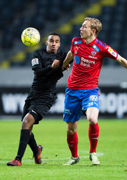 s Bilal Hussein och Helsingborgs Jakob Voelkerling Persson