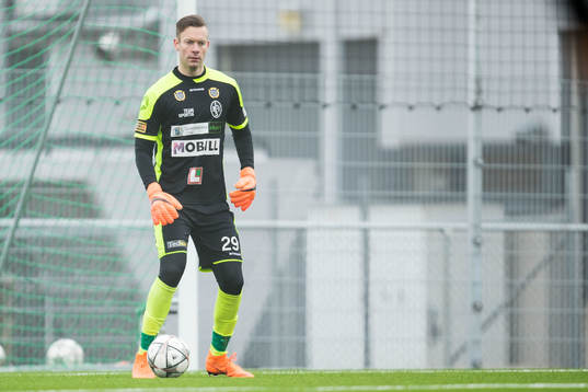 Landskronas målvakt Viktor Noring