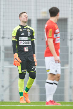 Landskronas målvakt Viktor Noring deppar