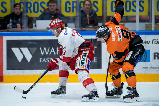 Timrås Didrik Strömberg och Karlskronas Morten Madsen
