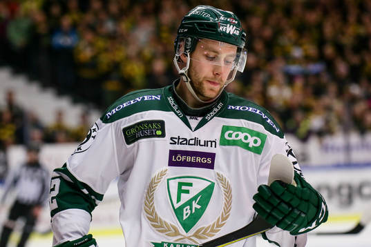 Färjestads Per Åslund deppar