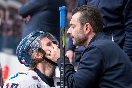 Linköpings Sebastian Karlsson får vård
