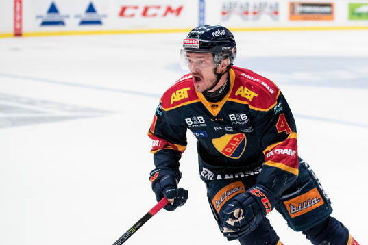 Djurgårdens Marcus Högström jublar