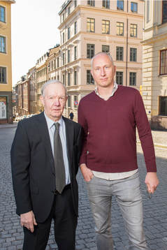 Förre fotbollsspelaren och tränaren Tord Grip ses
