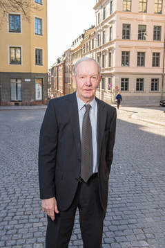 Förre fotbollsspelaren och tränaren Tord Grip ses