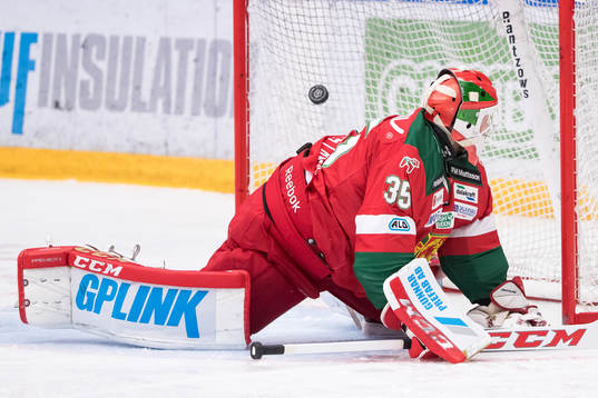0-1 bakom Moras målvakt Christian Engstrand  i