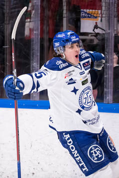 Leksands Johan Porsberger jublar