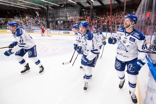 Leksands Johan Porsberger jublar