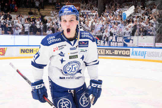 Leksands Anton Karlsson jublar