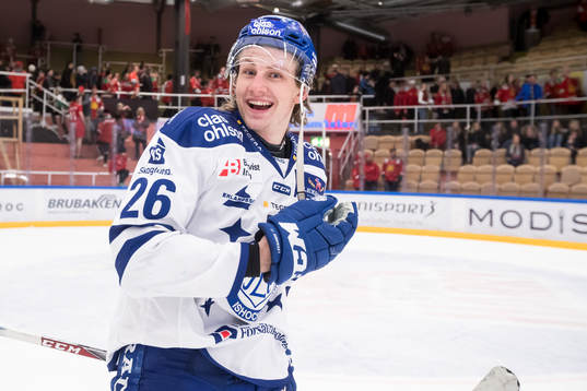Leksands Patrik Norén jublar