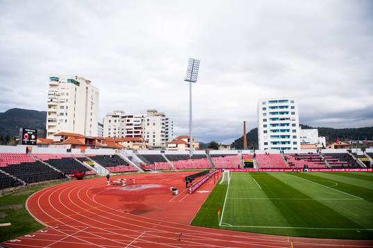 General view of Elbasan Arena