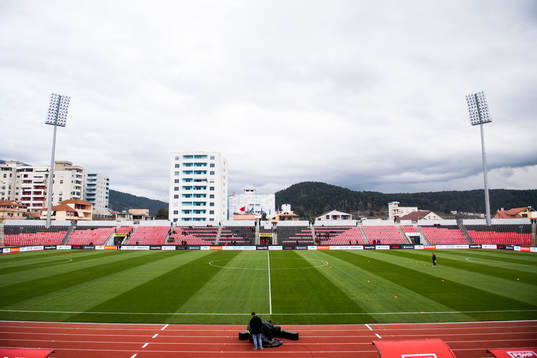 General view of Elbasan Arena
