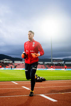 Goalkeeper Ørjan Håskjold Nyland of Norway