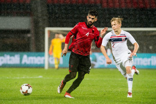 Elseid Hysaj of Albania and Birger Meling of Norway