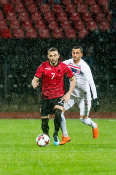 Eros Grezda of Albania and Omar Elabdellaoui of Norway