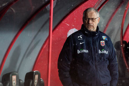 Lars Lagerbäck, head coach of Norway