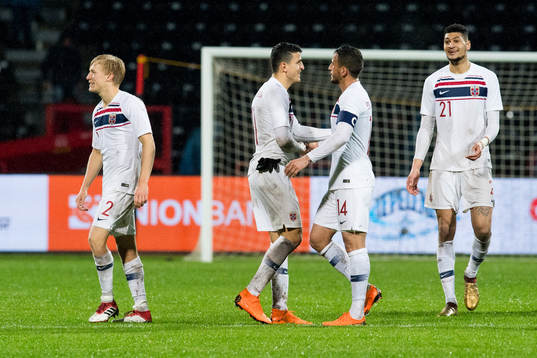 Birger Meling, Mohamed Elyounoussi, Omar Elabdellaoui and
