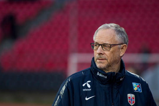 Lars Lagerbäck, head coach of Norway