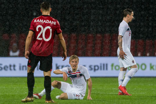 during the international friendly football match between