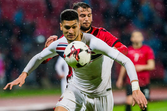 Naser Aliji of Albania and Bjørn Maars Johnsen of Norway