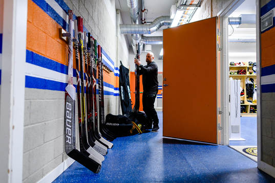 Brynäs materialförvaltare Mattias