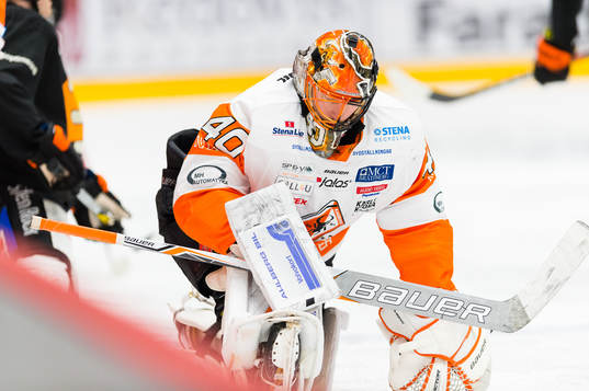 Karlskronas målvakt Johan Holmqvist