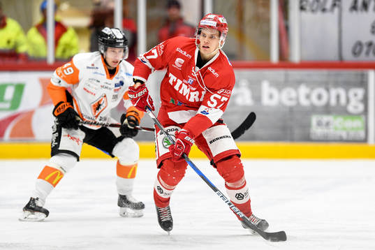 Karlskronas Filip Cruseman och Timrås Anton Wedin