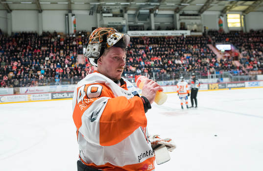 Karlskronas målvakt Johan Holmqvist